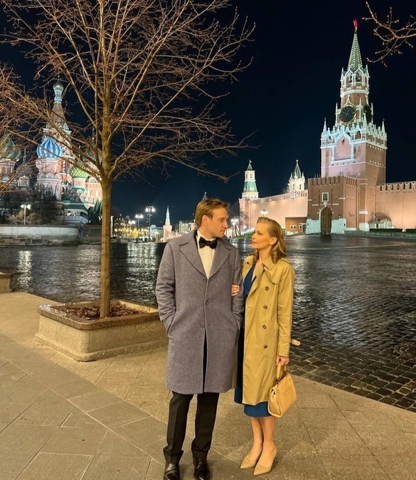 Юлия Пересильд и Михаил Тройник