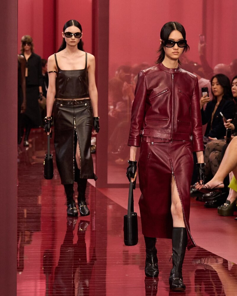 Кожаный тренд от Gucci