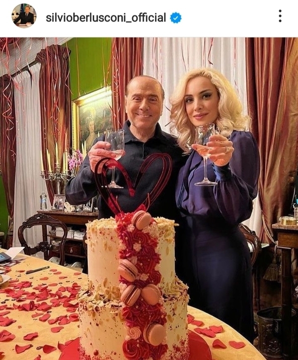 Сильвио Берлускони и Марта Фашина