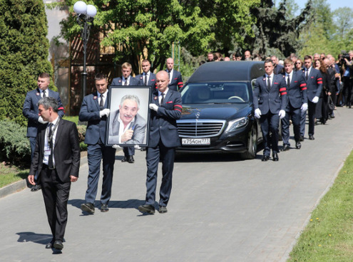 Похороны Эдуарда Сагалаева