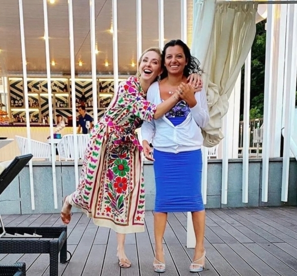 Татьяна Навка и Маргарита Симоньян