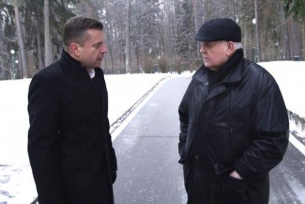 Леонид Парфенов и Михаил Горбачев