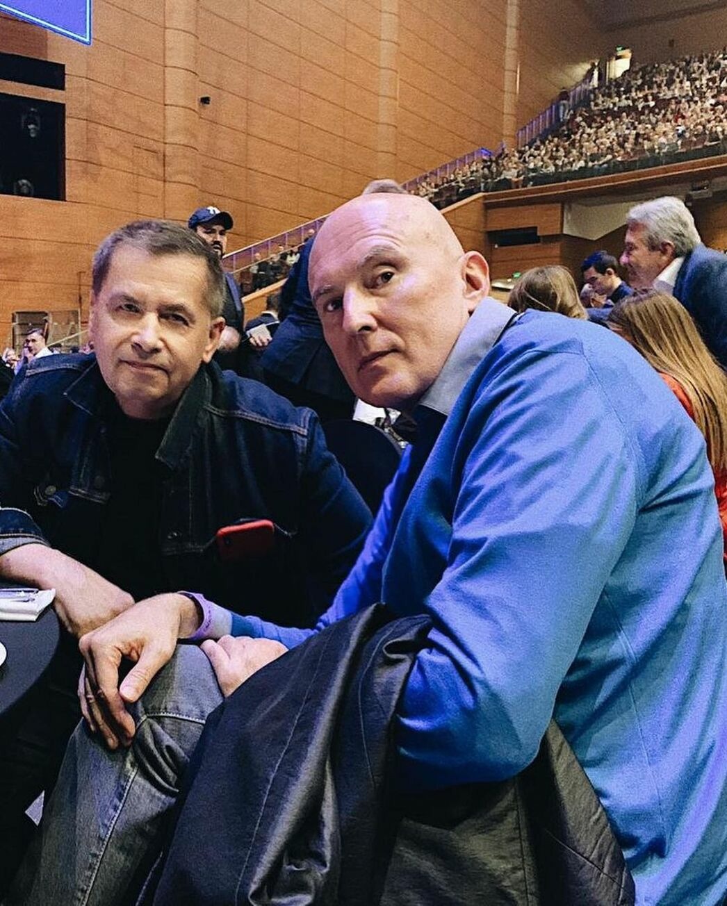 Николай Расторгуев с другом и продюсером Игорем Матвиенко