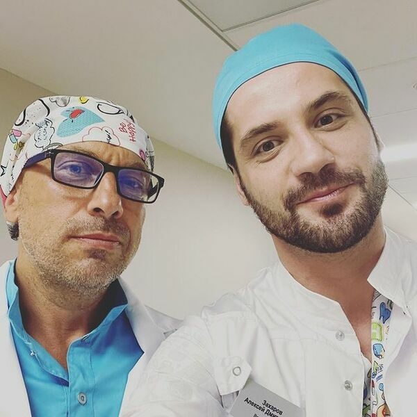 Марк Богатырев и Дмитрий Нагиев на съемках нового сериала