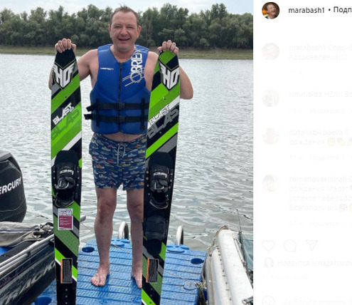 Марат Башаров спортивно отметил свой день рождения
