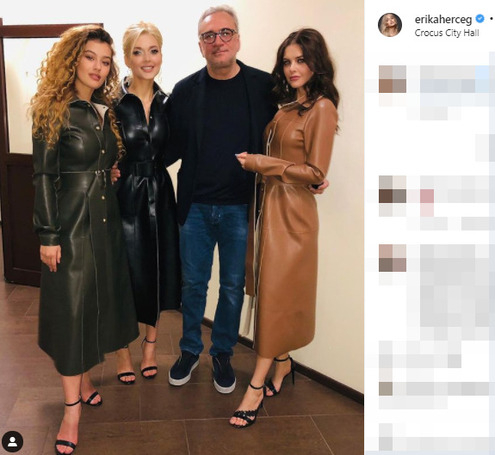 Константин Меладзе с новым составом группы ВИА Гра