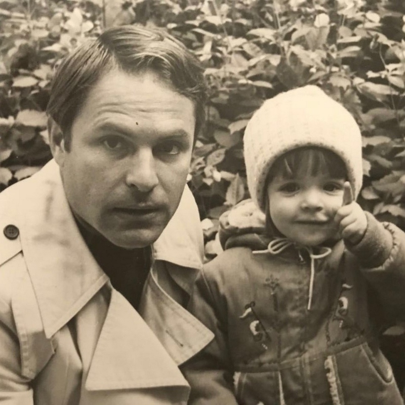 Анна Нахапетова с отцом Родионом Нахапетовым