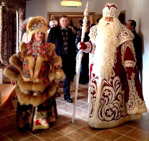 Надежда Бабкина и Дед Мороз