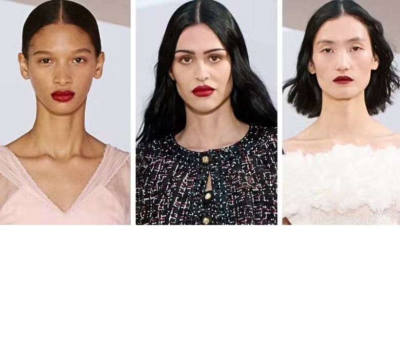 Красные губы и естественные локоны: новый стиль Chanel