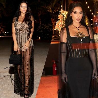 Модная битва: Аника Керимова и Ким Кардашьян на Alta Moda Dolce &amp; Gabbana