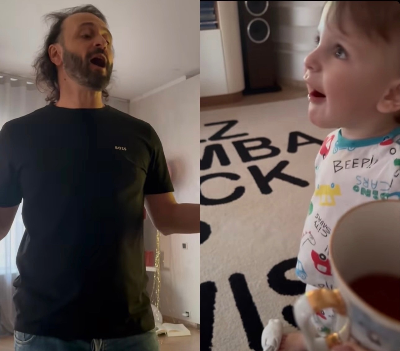 Звездные родители стараются как можно больше времени проводить с сыном