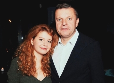Леонид Парфенов с дочкой Марией