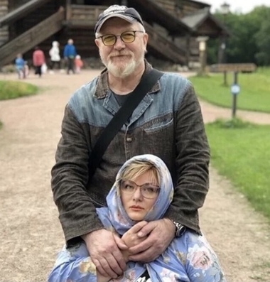 Виктор Бычков с женой Полиной