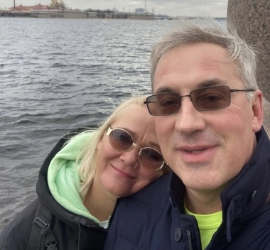 Андрей Норкин с супругой