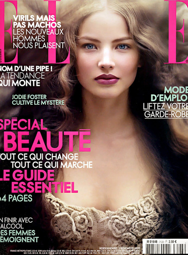 Руслана Коршунова на обложке французского ELLE