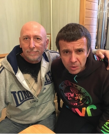 Продюсер Тарас Ващишин и Андрей Губин