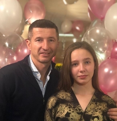 Евгений Алдонин с дочерью Верой