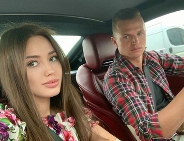 Дмитрий Тарасов с женой Анастасией