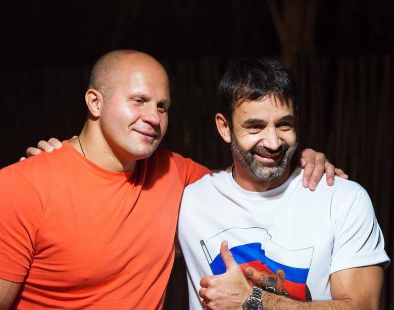 Дмитрий Певцов и Федор Емельяненко