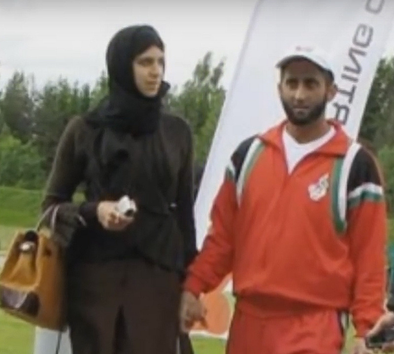 Наталья Алиева и шейх Саид бен Мактум