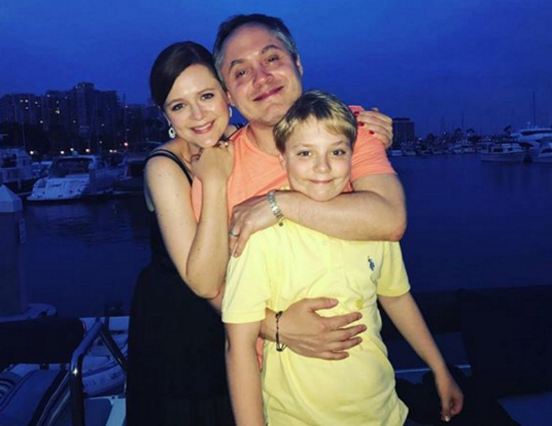 В 2003 году, будучи в браке с Александром Моховым, Дарья родила сына Макара
