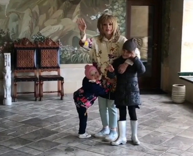Алла Пугачева с детьми