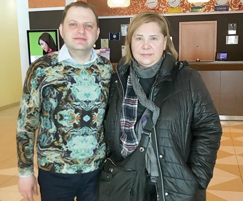 Догилева с коллегой в Ижевске