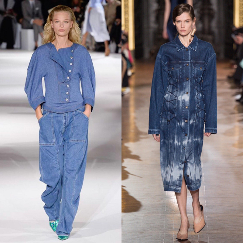 Попробуем привыкнуть к дениму total look. Stella McCartney