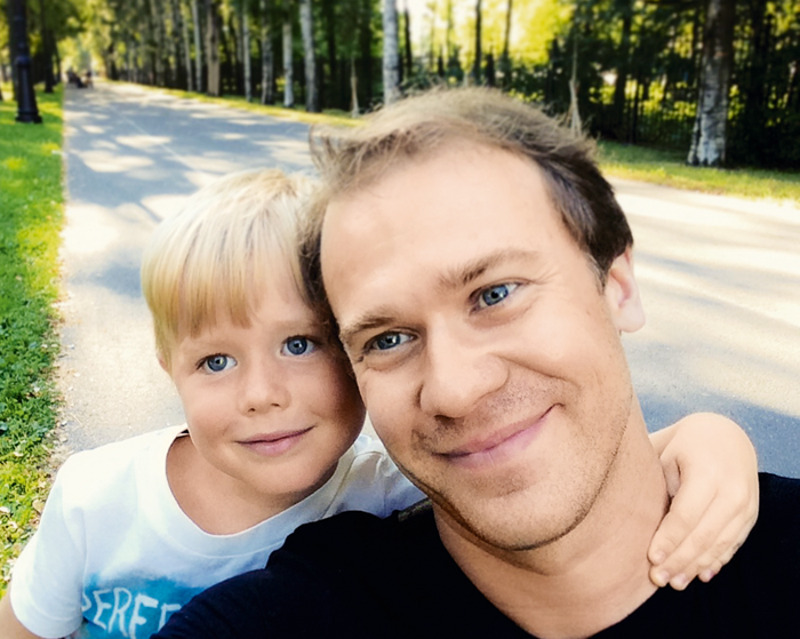 Сын Матвей в этом году пошел в школу