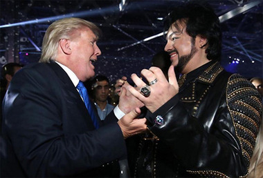 Дональд Трамп и Филипп Киркоров