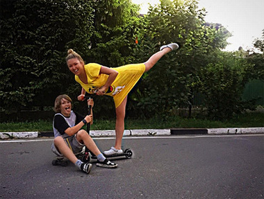 Ирина Дубцова с сыном Артемом