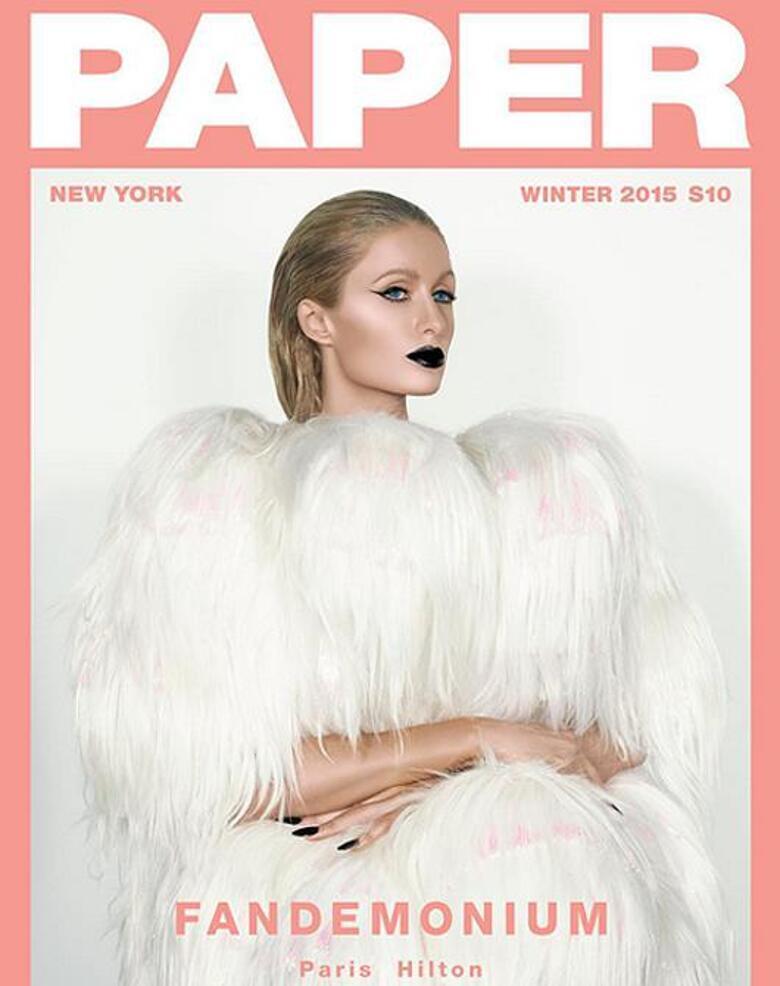 Пэрис Хилтон на обложке журнала Paper. Фото: Instagram.com/papermagazine.