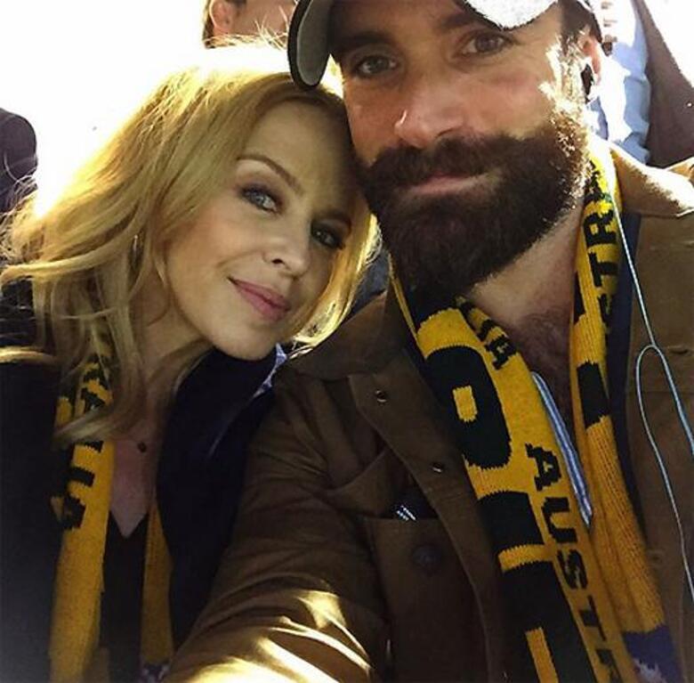 Кайли Миноуг и Джошуа Сасс. Фото: Instagram.com/joshuasasse.