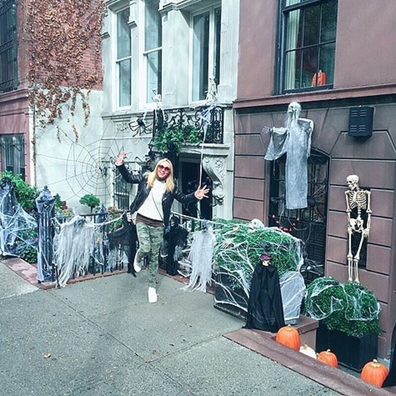 В Нью-Йорке Орбакайте увидела подготовку американцев к празднику Hаlloween. Фото: социальные сети