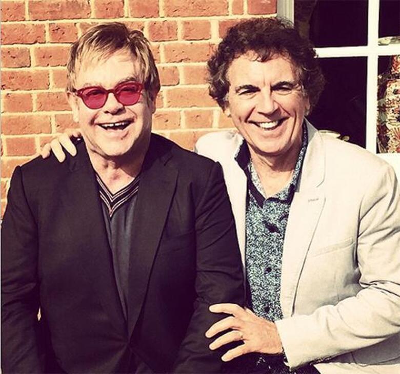 Элтон Джон и его старый друг Кит Фрэнсис. Фото: Instagram.com/eltonjohn.