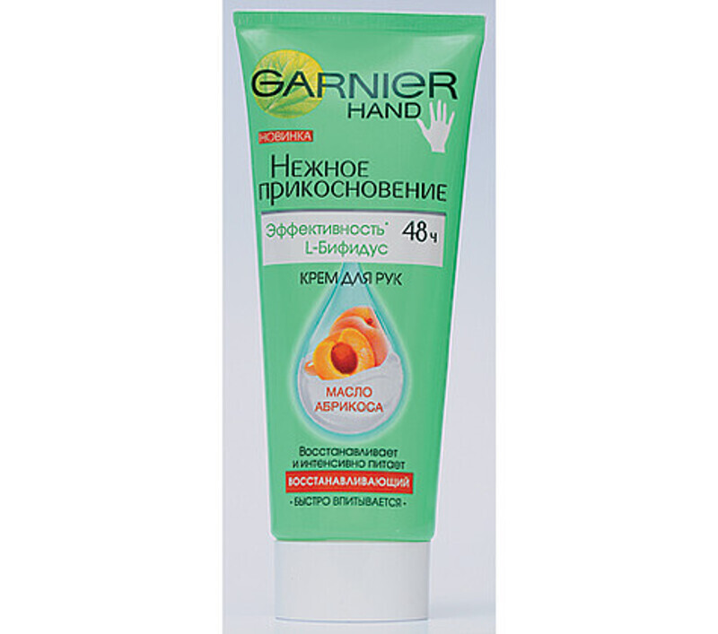 Крем для рук «Нежное прикосновение» с маслом абрикоса от GARNIER. Фото: материалы пресс-служб.