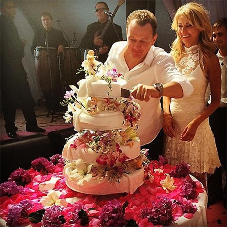 Свадьба Марата Башарова и Екатерины Архаровой. Фото: Instagram.com/kseniaafanasyeva.