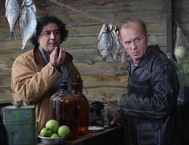 Андрей Панин на съемках сериала «Гетеры майора Соколова».