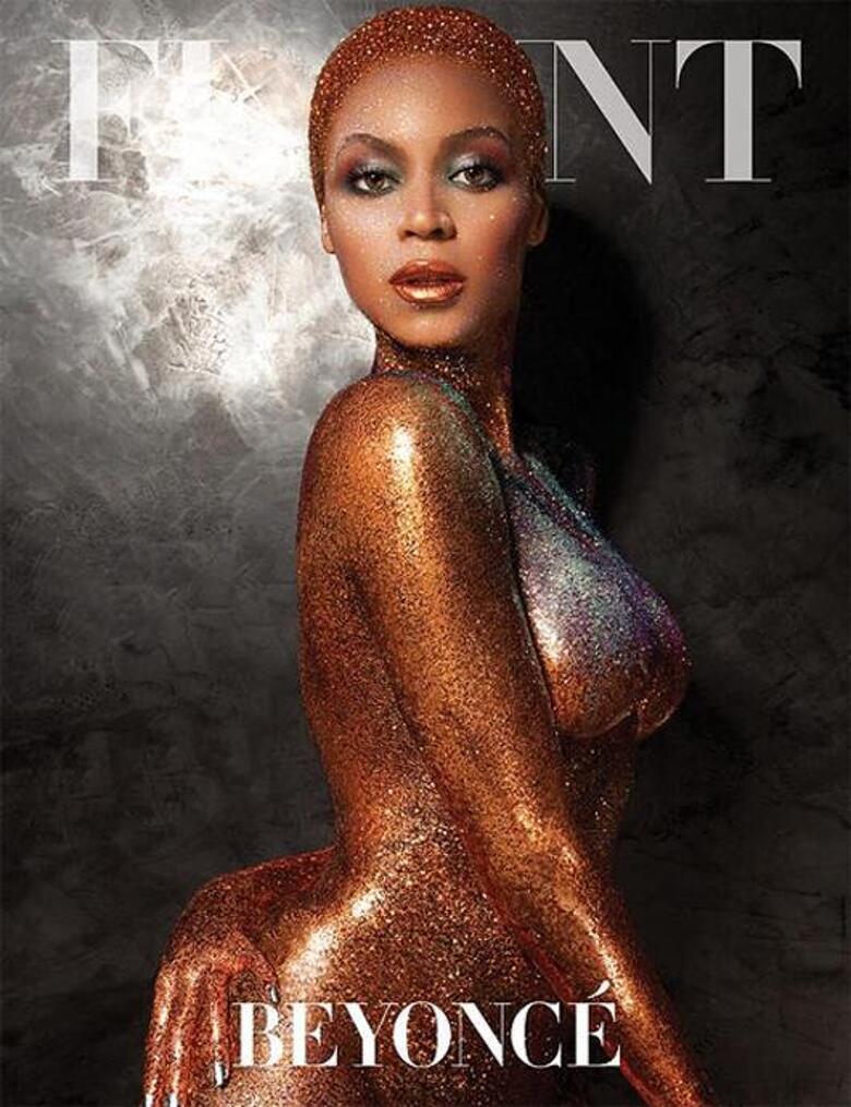 Бейонсе в блестках. Фото: www.beyonce.com.