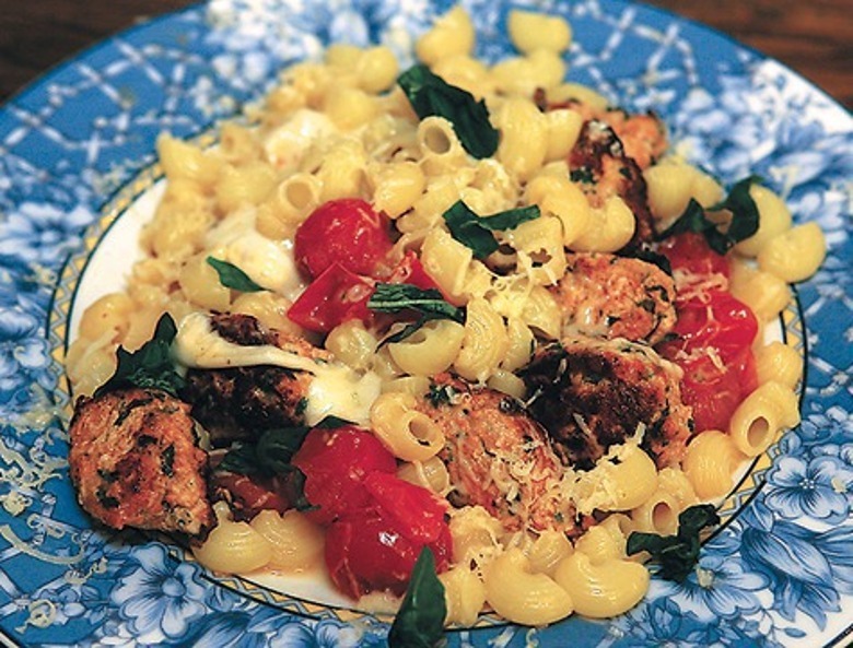 Макароны Grand di Pasta с фрикадельками и моцареллой
