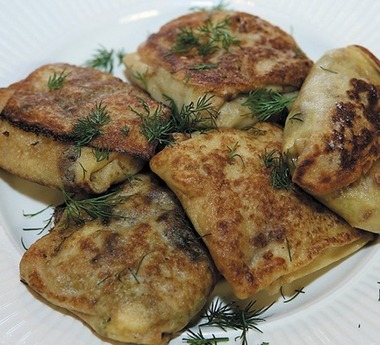 Блины с капустой