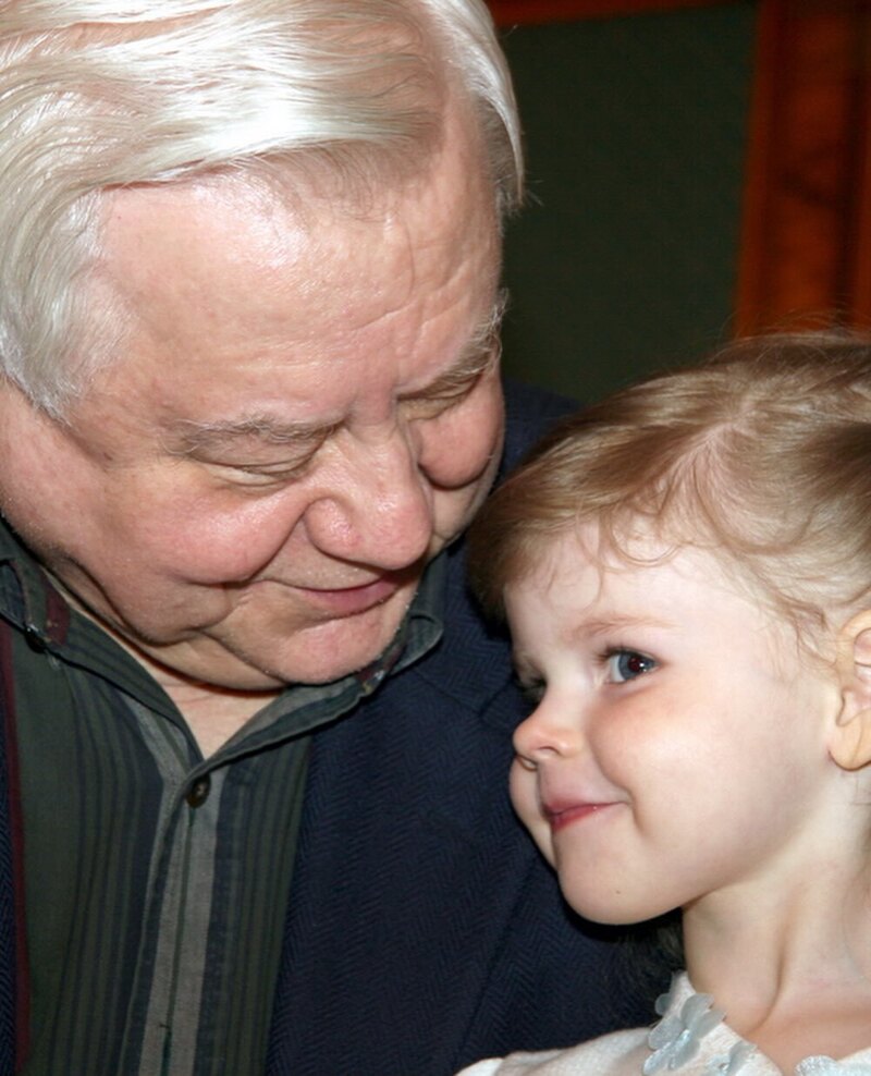 Олег Павлович Табаков с дочерью